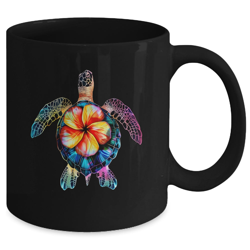 Hawaiian Tie Dye Sea Turtle Hawaii For Men And Women Girl Mug | siriusteestore