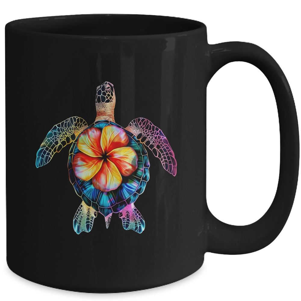 Hawaiian Tie Dye Sea Turtle Hawaii For Men And Women Girl Mug | siriusteestore