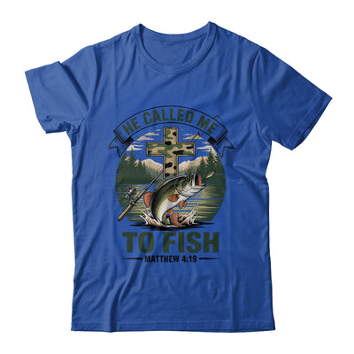 He Called Me To Fish Bass Fishing Camo Christian Funny Shirt & Hoodie | siriusteestore