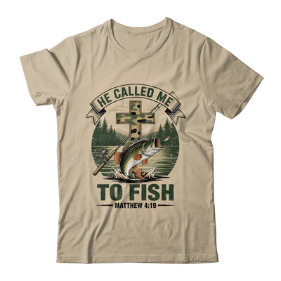 He Called Me To Fish Bass Fishing Camo Christian Funny Shirt & Hoodie | siriusteestore