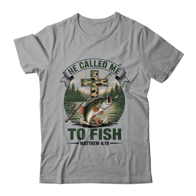 He Called Me To Fish Bass Fishing Camo Christian Funny Shirt & Hoodie | siriusteestore