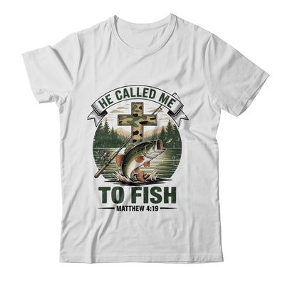 He Called Me To Fish Bass Fishing Camo Christian Funny Shirt & Hoodie | siriusteestore