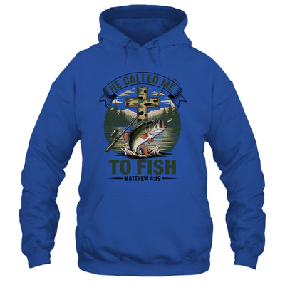 He Called Me To Fish Bass Fishing Camo Christian Funny Shirt & Hoodie | siriusteestore