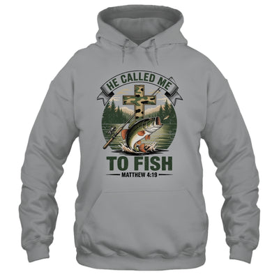 He Called Me To Fish Bass Fishing Camo Christian Funny Shirt & Hoodie | siriusteestore