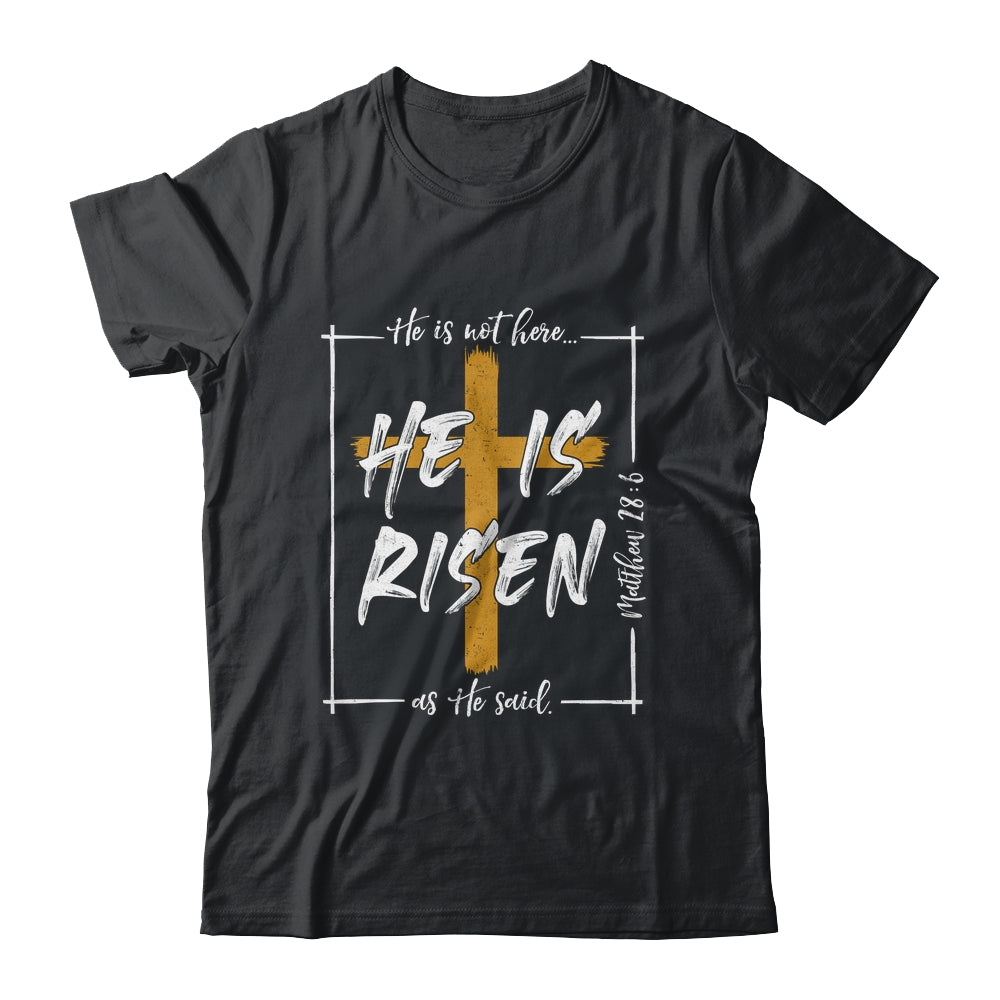 He Is Risen Easter Christian Cross Men Women Kids Shirt & Hoodie | siriusteestore
