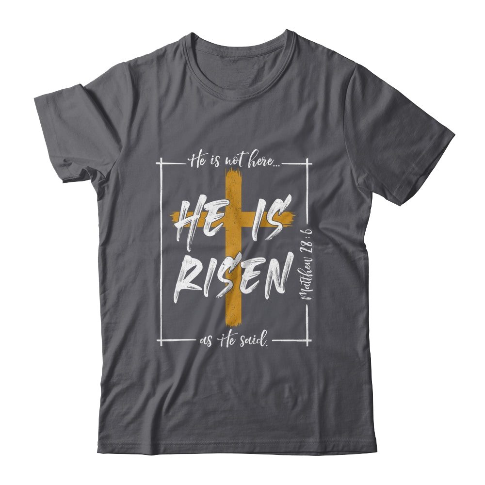 He Is Risen Easter Christian Cross Men Women Kids Shirt & Hoodie | siriusteestore