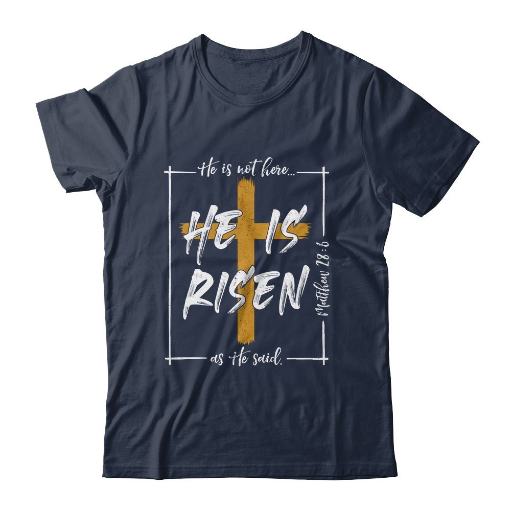 He Is Risen Easter Christian Cross Men Women Kids Shirt & Hoodie | siriusteestore