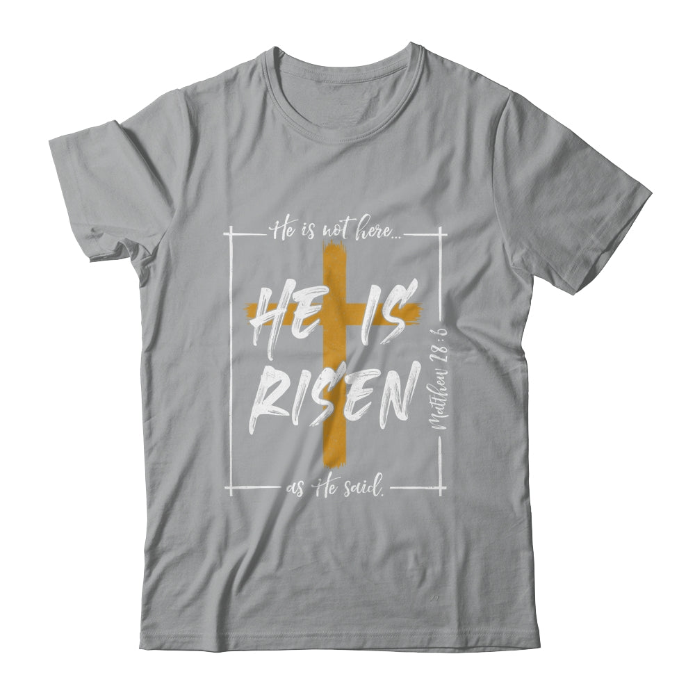 He Is Risen Easter Christian Cross Men Women Kids Shirt & Hoodie | siriusteestore