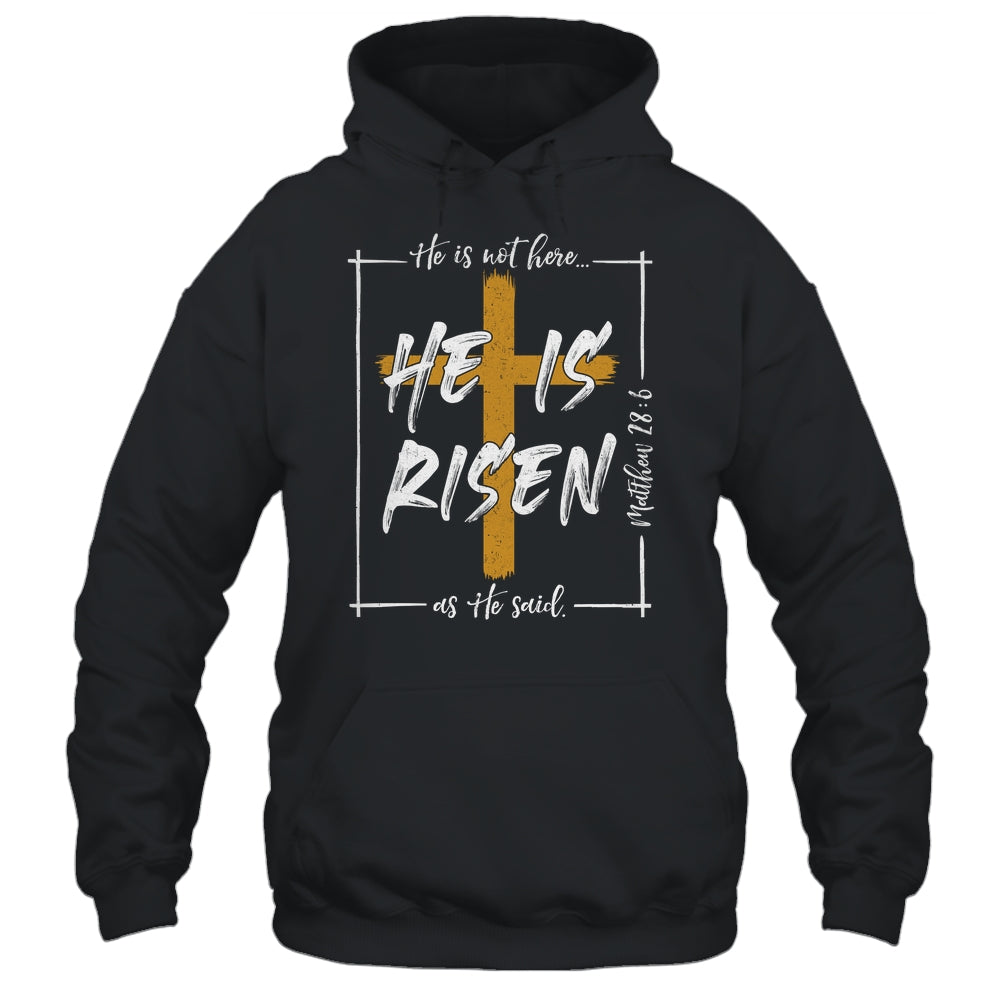 He Is Risen Easter Christian Cross Men Women Kids Shirt & Hoodie | siriusteestore