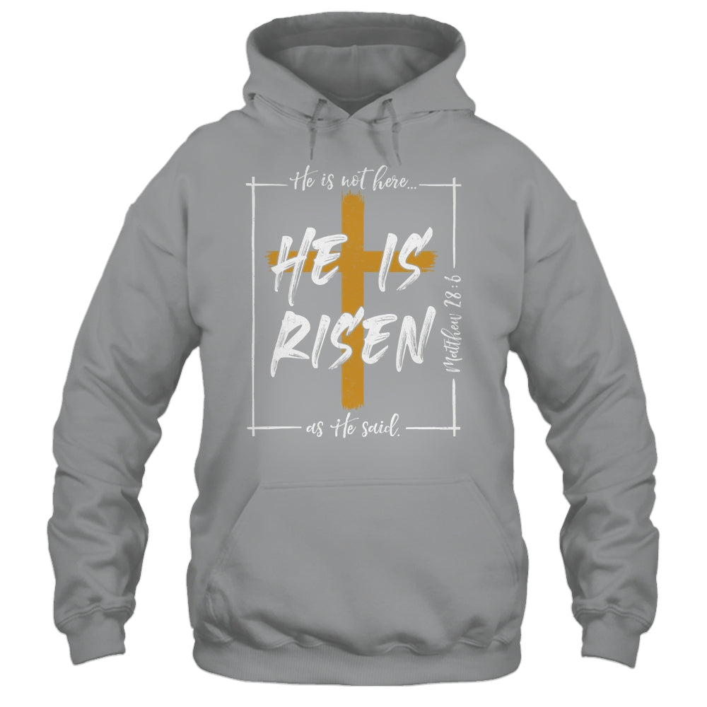 He Is Risen Easter Christian Cross Men Women Kids Shirt & Hoodie | siriusteestore
