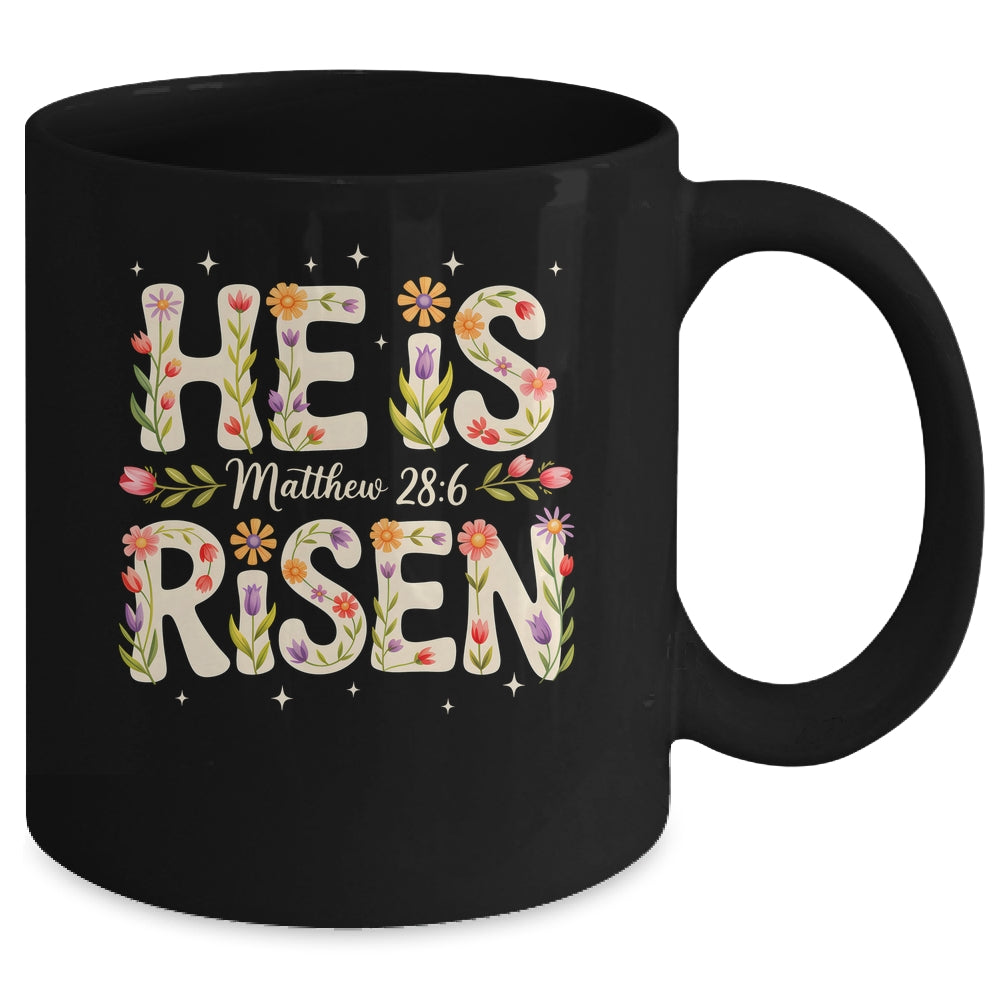 He Is Risen Jesus Christian Happy Easter Women Girls Mug | siriusteestore
