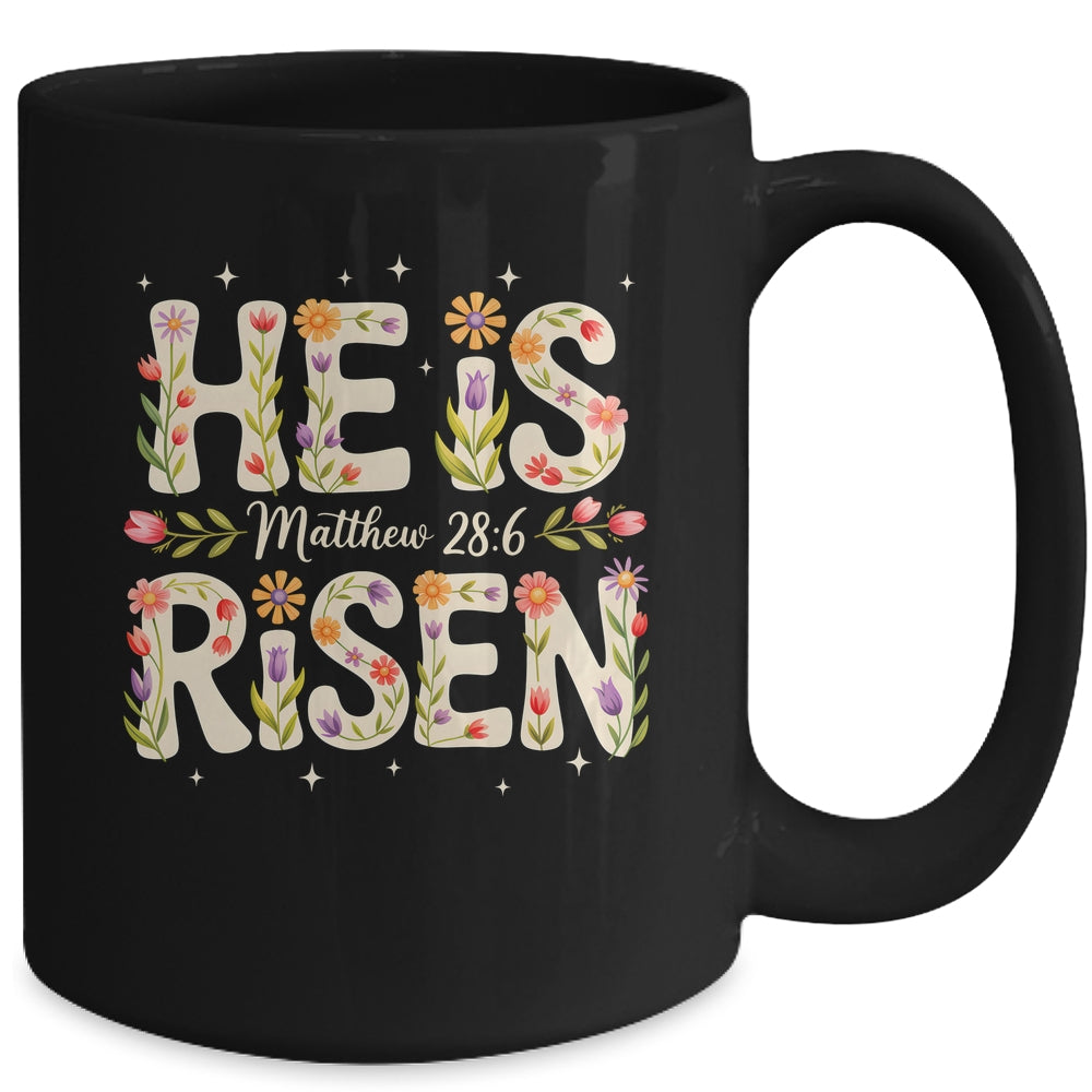 He Is Risen Jesus Christian Happy Easter Women Girls Mug | siriusteestore
