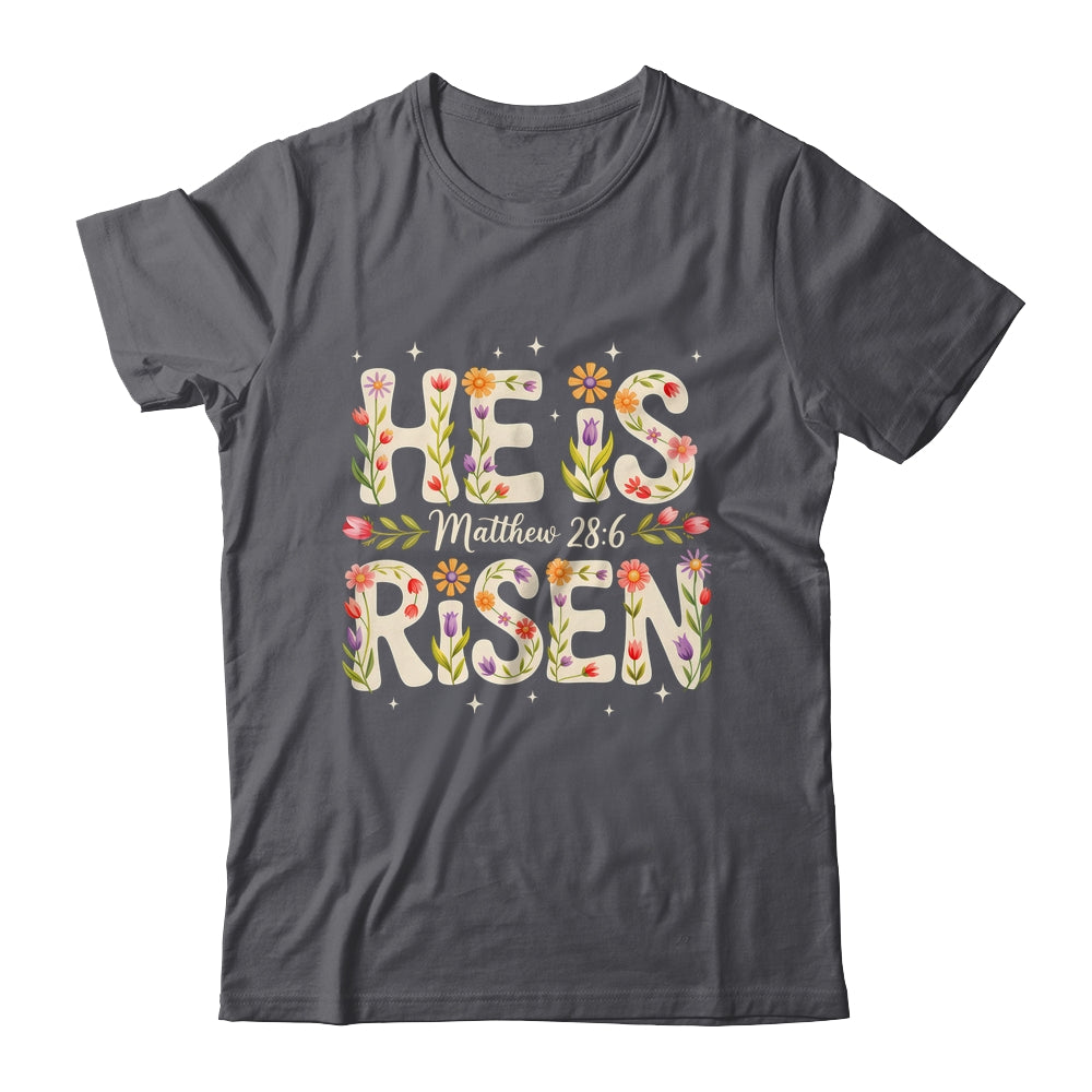 He Is Risen Jesus Christian Happy Easter Women Girls Shirt & Hoodie | siriusteestore