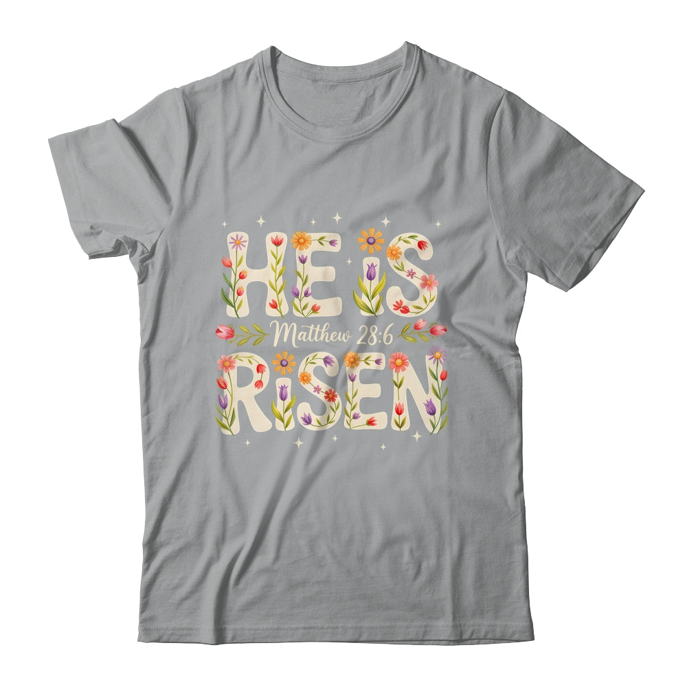 He Is Risen Jesus Christian Happy Easter Women Girls Shirt & Hoodie | siriusteestore
