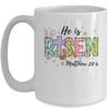 He Is Risen Jesus Christian Happy Easter Women Kids Girls Mug | siriusteestore