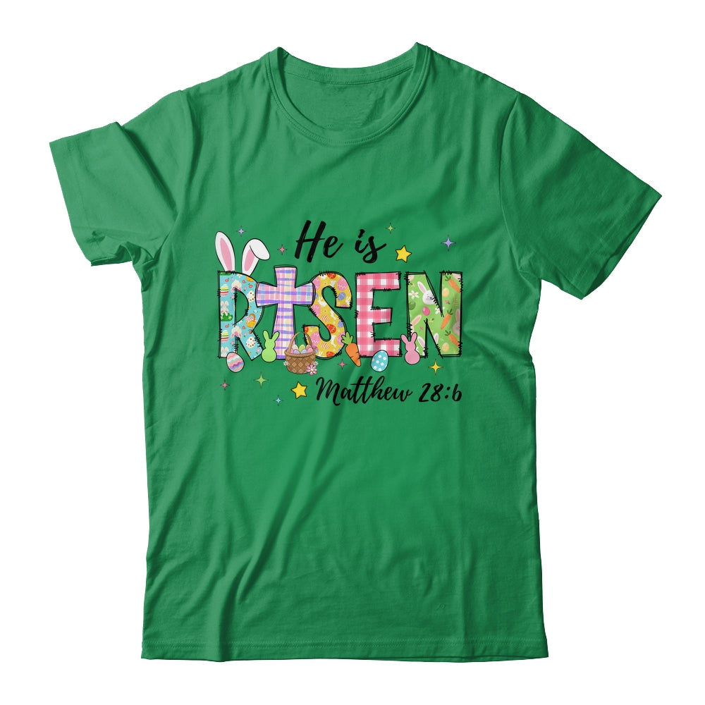 He Is Risen Jesus Christian Happy Easter Women Kids Girls Shirt & Sweatshirt | siriusteestore