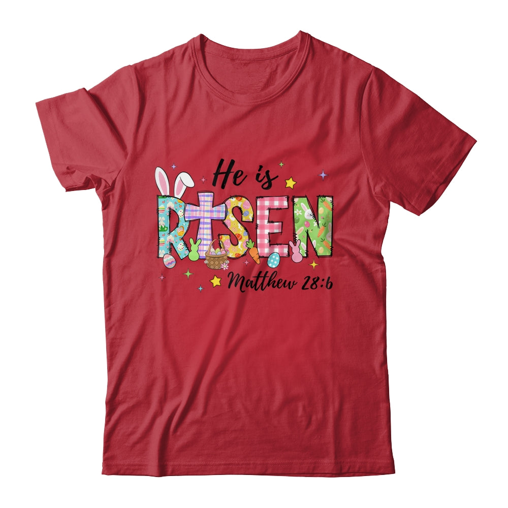 He Is Risen Jesus Christian Happy Easter Women Kids Girls Shirt & Sweatshirt | siriusteestore