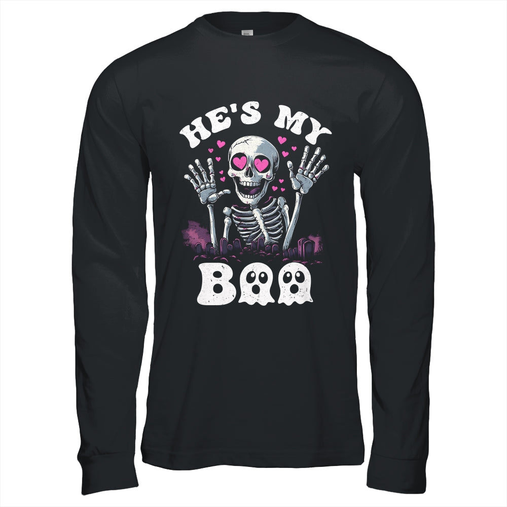He's My Boo Matching Halloween Costume Couples She's My Boo Shirt & Hoodie | siriusteestore