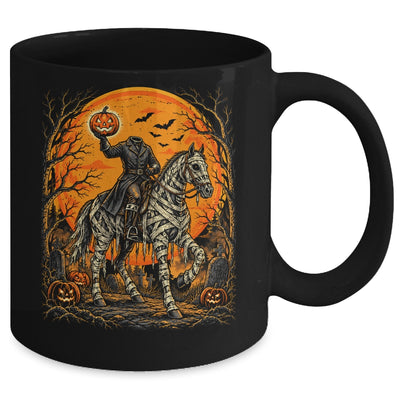 Headless Knight On Horse Pumpkin Halloween Costume Men Mug | siriusteestore