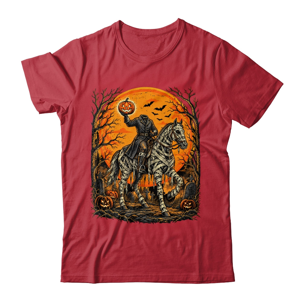 Headless Knight On Horse Pumpkin Halloween Costume Men Shirt & Sweatshirt | siriusteestore