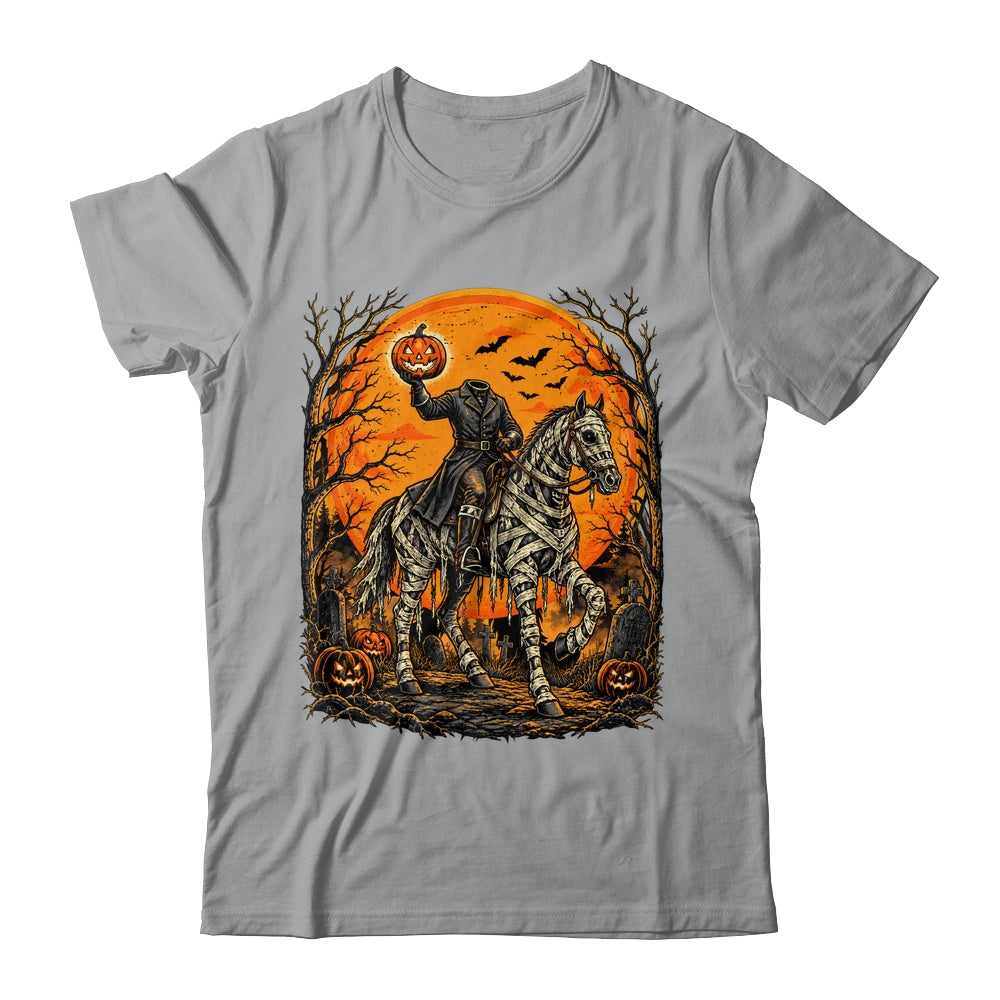 Headless Knight On Horse Pumpkin Halloween Costume Men Shirt & Sweatshirt | siriusteestore