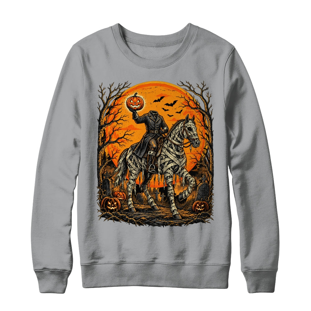 Headless Knight On Horse Pumpkin Halloween Costume Men Shirt & Sweatshirt | siriusteestore