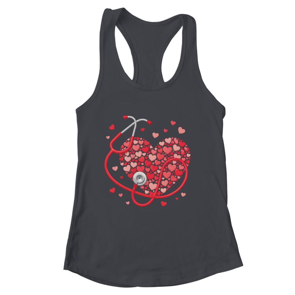 Health Care Stethoscope Medical Staff Nurse Nursing Heart Shirt & Tank Top | siriusteestore