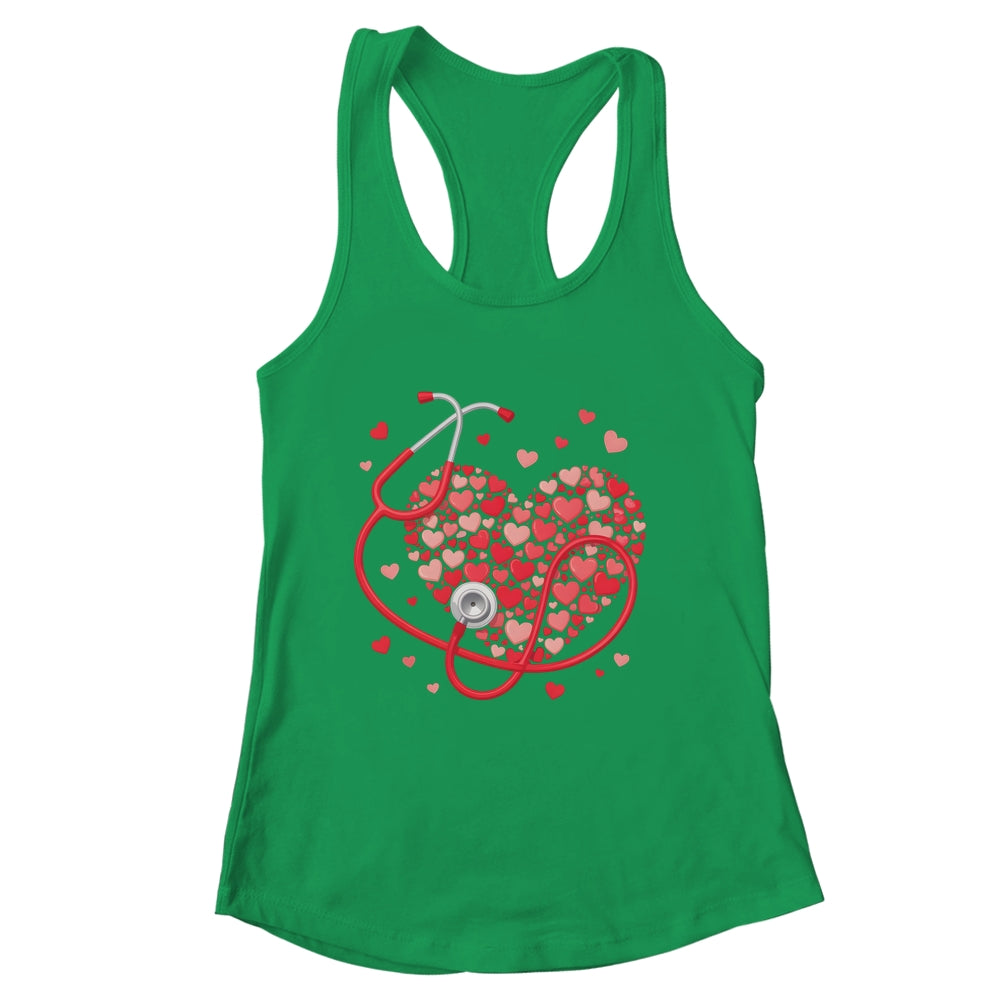 Health Care Stethoscope Medical Staff Nurse Nursing Heart Shirt & Tank Top | siriusteestore
