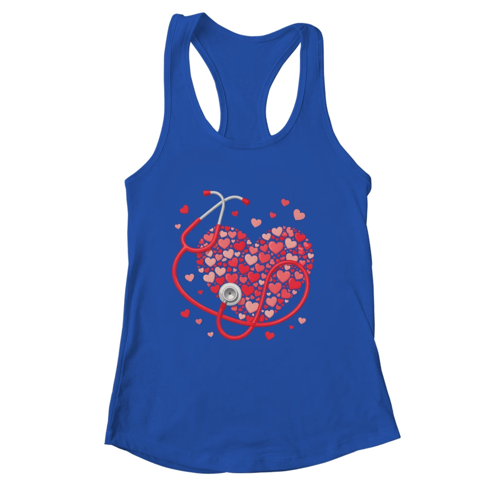 Health Care Stethoscope Medical Staff Nurse Nursing Heart Shirt & Tank Top | siriusteestore
