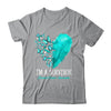 Heart I'm A Survivor Cervical Cancer Awareness Month Shirt & Hoodie | siriusteestore