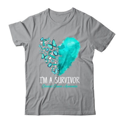 Heart I'm A Survivor Cervical Cancer Awareness Month Shirt & Hoodie | siriusteestore