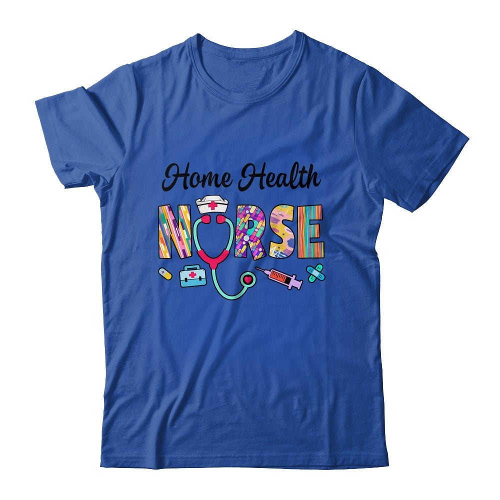 Heart Stethoscope Home Health Nurse Nursing Design For Women Shirt & Tank Top | siriusteestore