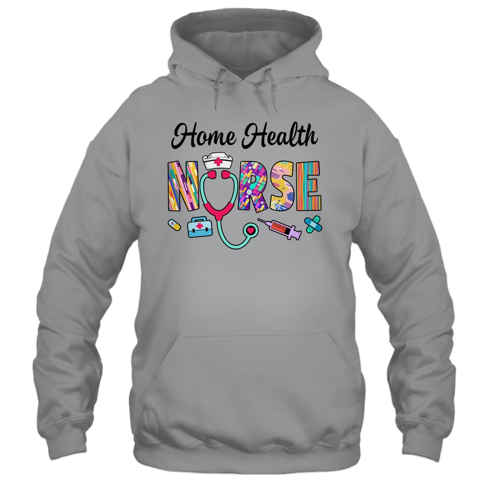 Heart Stethoscope Home Health Nurse Nursing Design For Women Shirt & Tank Top | siriusteestore