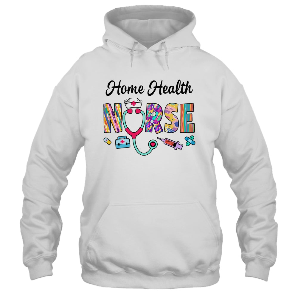 Heart Stethoscope Home Health Nurse Nursing Design For Women Shirt & Tank Top | siriusteestore