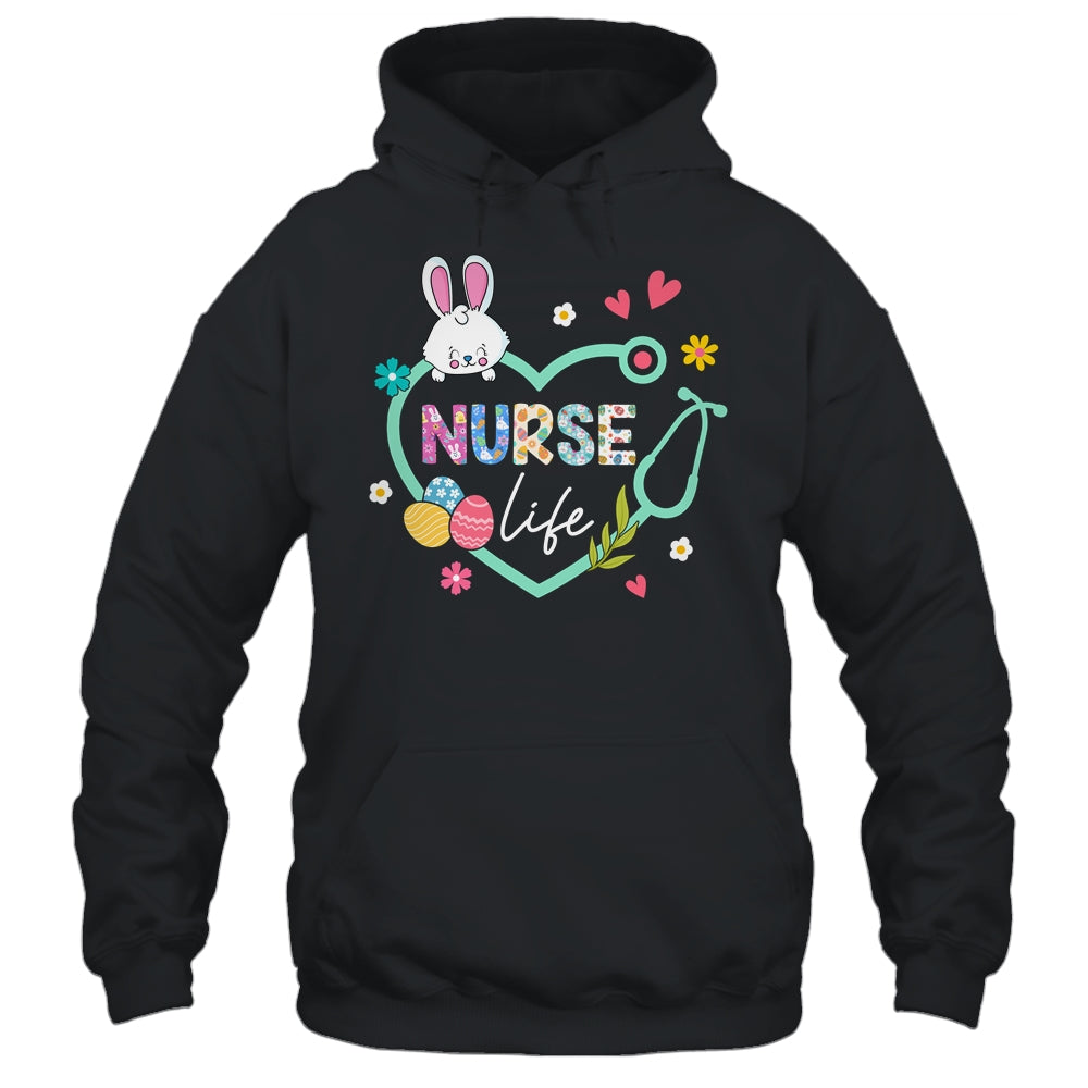 Heart Stethoscope Nurse Easter Nurse Life Funny Easter Day Shirt & Tank Top | siriusteestore