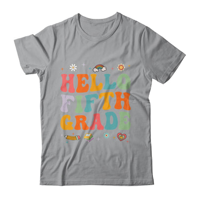 Hello Fifth 5th Grade Back To School Teachers Kids Girls Shirt & Hoodie | siriusteestore