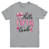 Hello Fifth Grade First Day Of School Coquette Teacher Girl Youth Shirt | siriusteestore