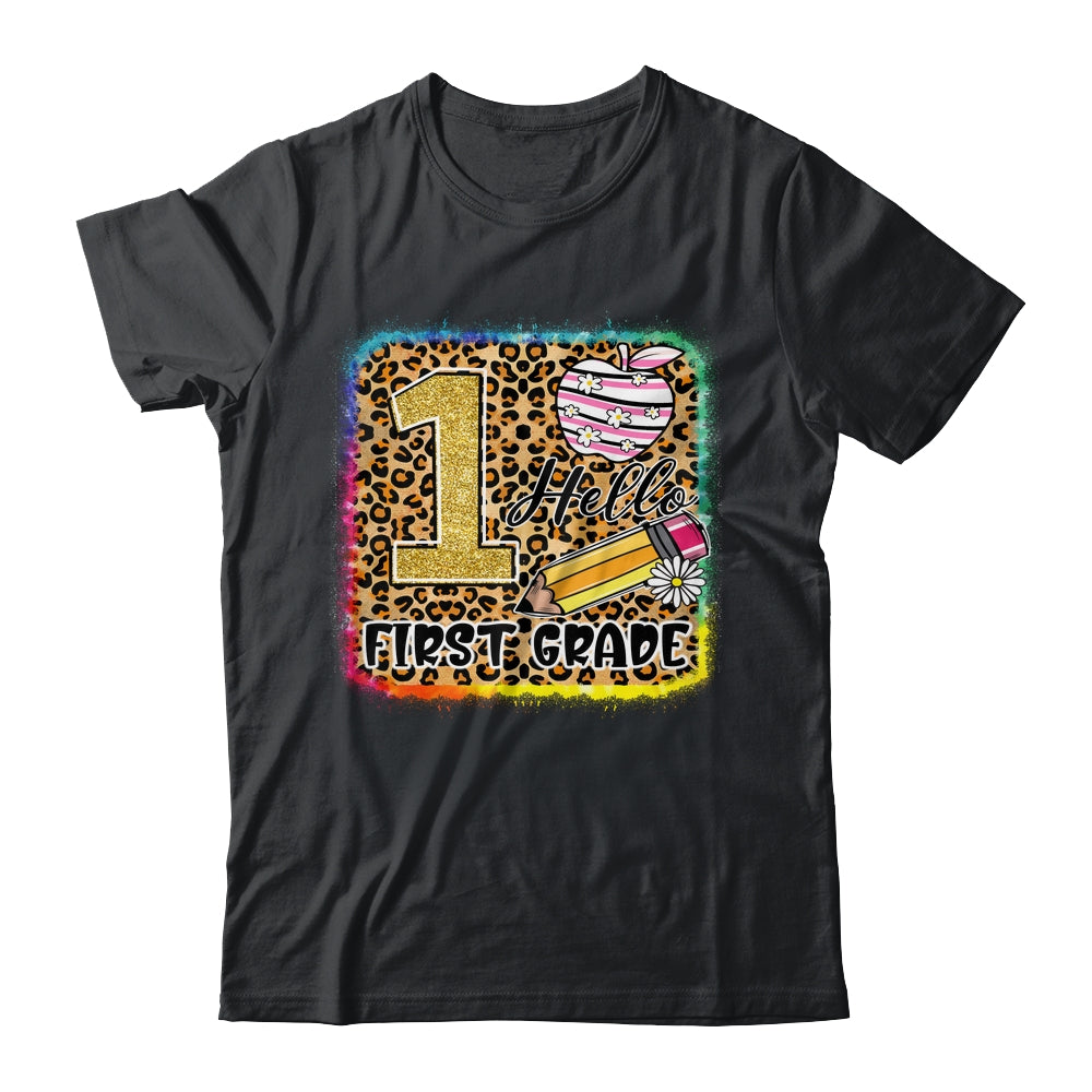 Hello First Grade Back To School 1st Grade Teacher Girls Shirt & Hoodie | siriusteestore