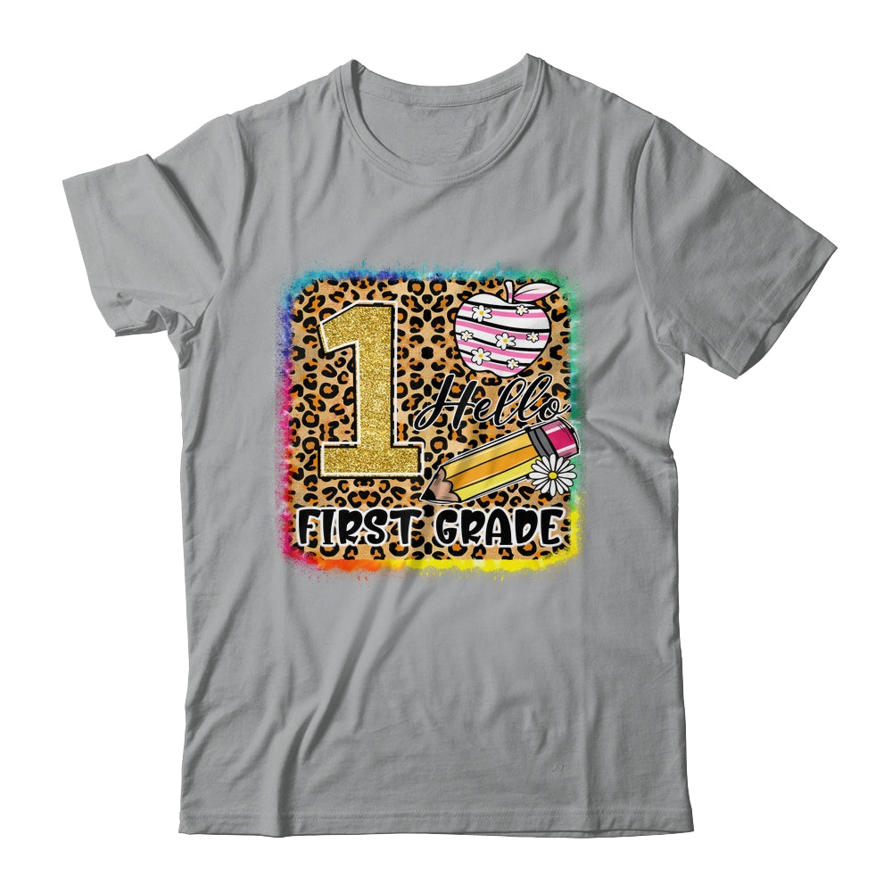 Hello First Grade Back To School 1st Grade Teacher Girls Shirt & Hoodie | siriusteestore
