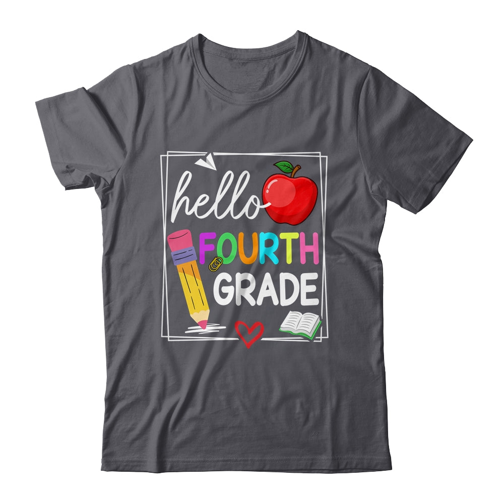 Hello Fourth Grade Team 4th Grade Back To School Teacher Kid Shirt & Hoodie | siriusteestore