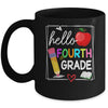 Hello Fourth Grade Team 4th Grade Back To School Teacher Kid Mug | siriusteestore