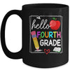 Hello Fourth Grade Team 4th Grade Back To School Teacher Kid Mug | siriusteestore