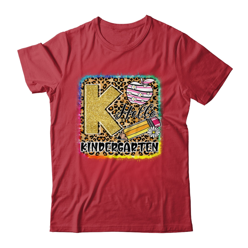 Hello Kindergarten Back To School Kindergarten Teacher Girl Shirt & Hoodie | siriusteestore