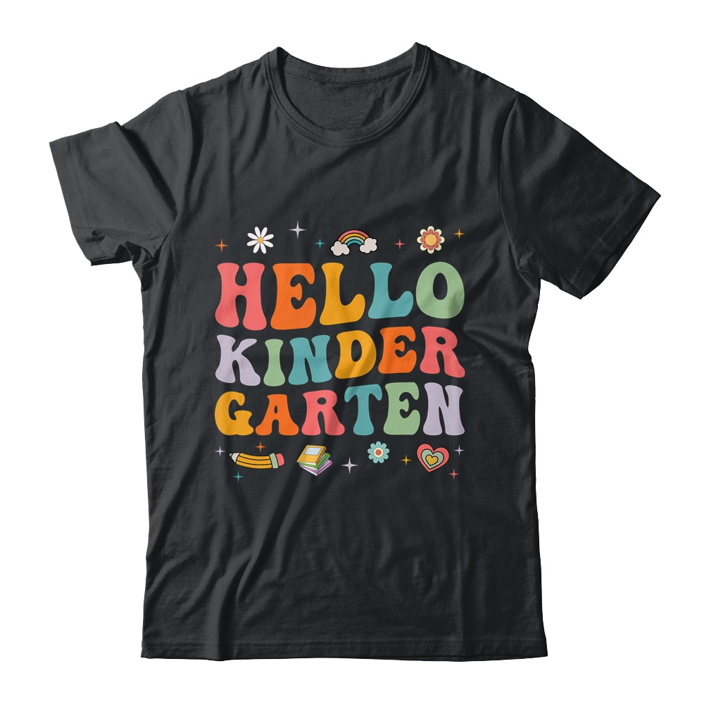 Hello Kindergarten Back To School Teachers Kids Girls Shirt & Hoodie | siriusteestore