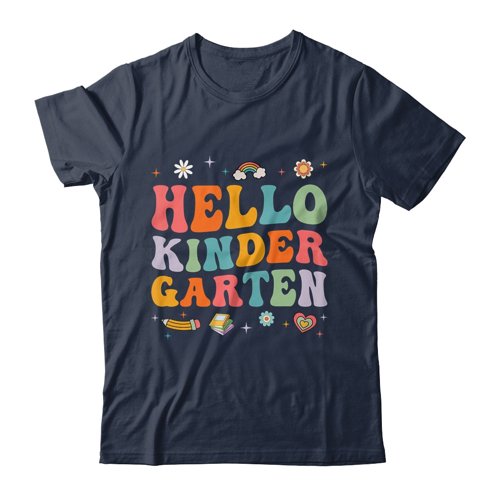 Hello Kindergarten Back To School Teachers Kids Girls Shirt & Hoodie | siriusteestore