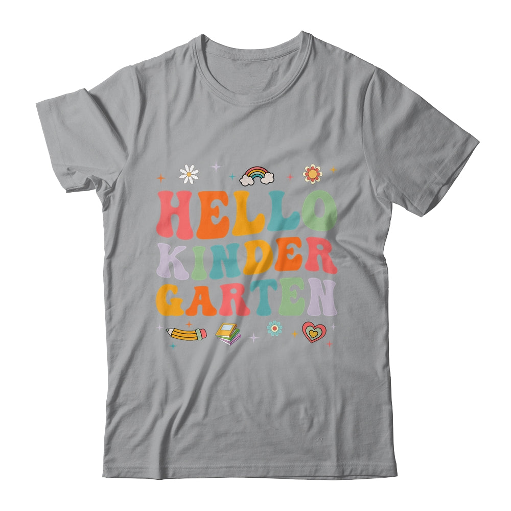 Hello Kindergarten Back To School Teachers Kids Girls Shirt & Hoodie | siriusteestore