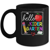 Hello Kindergarten Team Kinder Back To School Teacher Kids Mug | siriusteestore