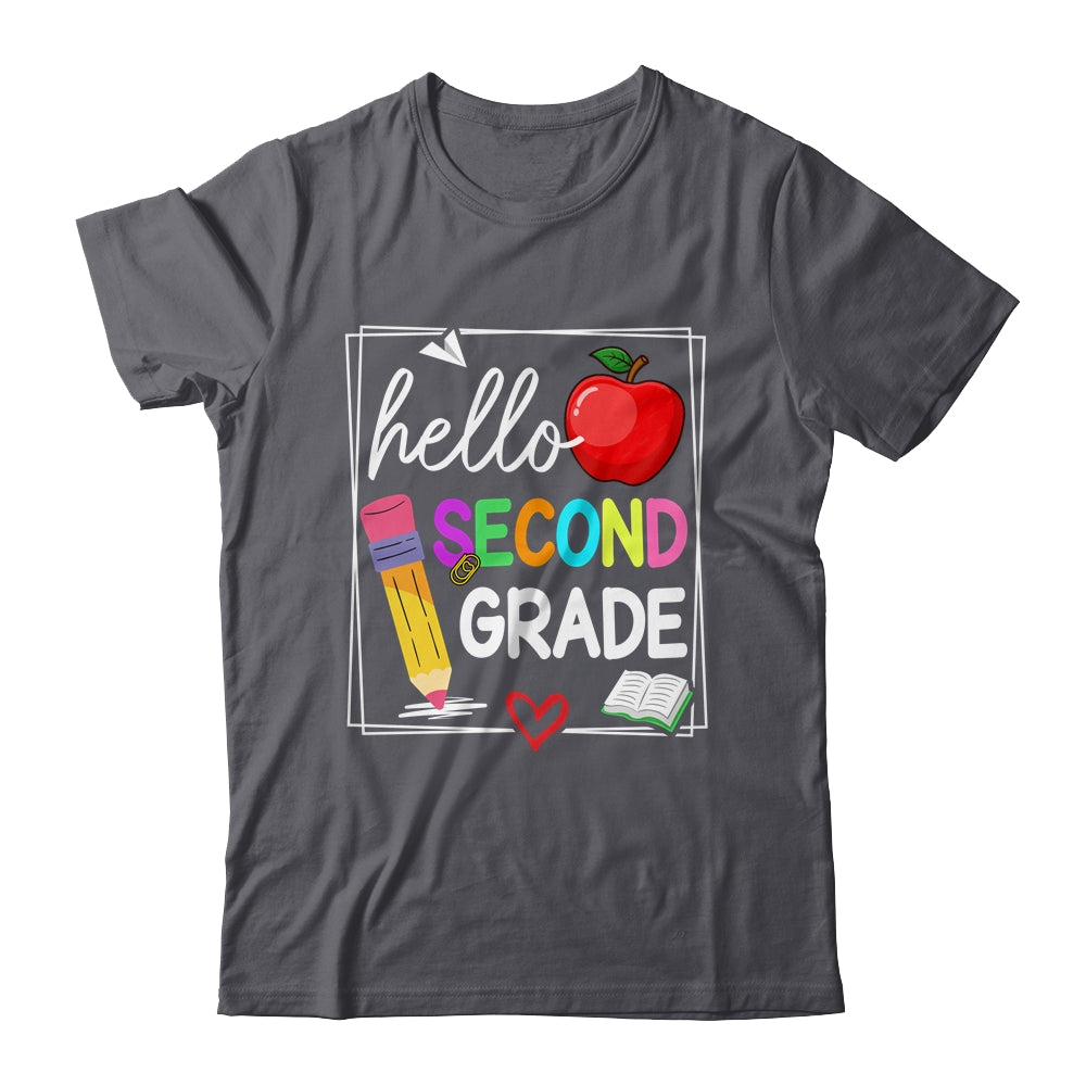 Hello Second Grade Team 2nd Grade Back To School Teacher Kid Shirt & Hoodie | siriusteestore