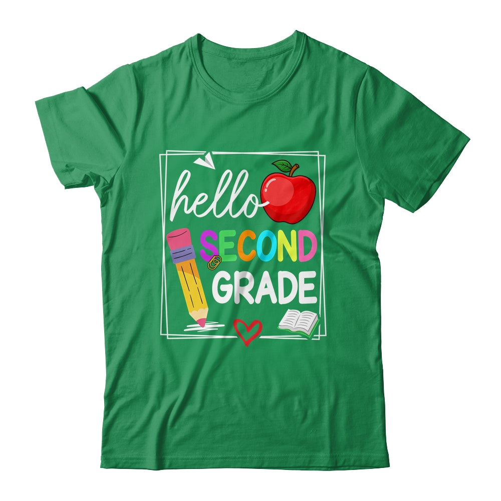 Hello Second Grade Team 2nd Grade Back To School Teacher Kid Shirt & Hoodie | siriusteestore