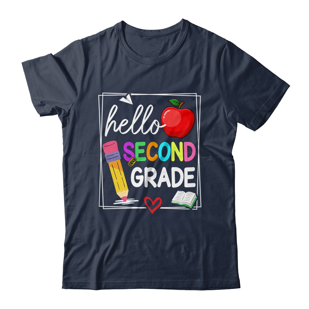 Hello Second Grade Team 2nd Grade Back To School Teacher Kid Shirt & Hoodie | siriusteestore